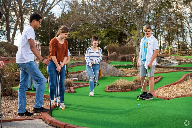 Mini-Golf is a family favorite for locals in Manakin-Sabot.