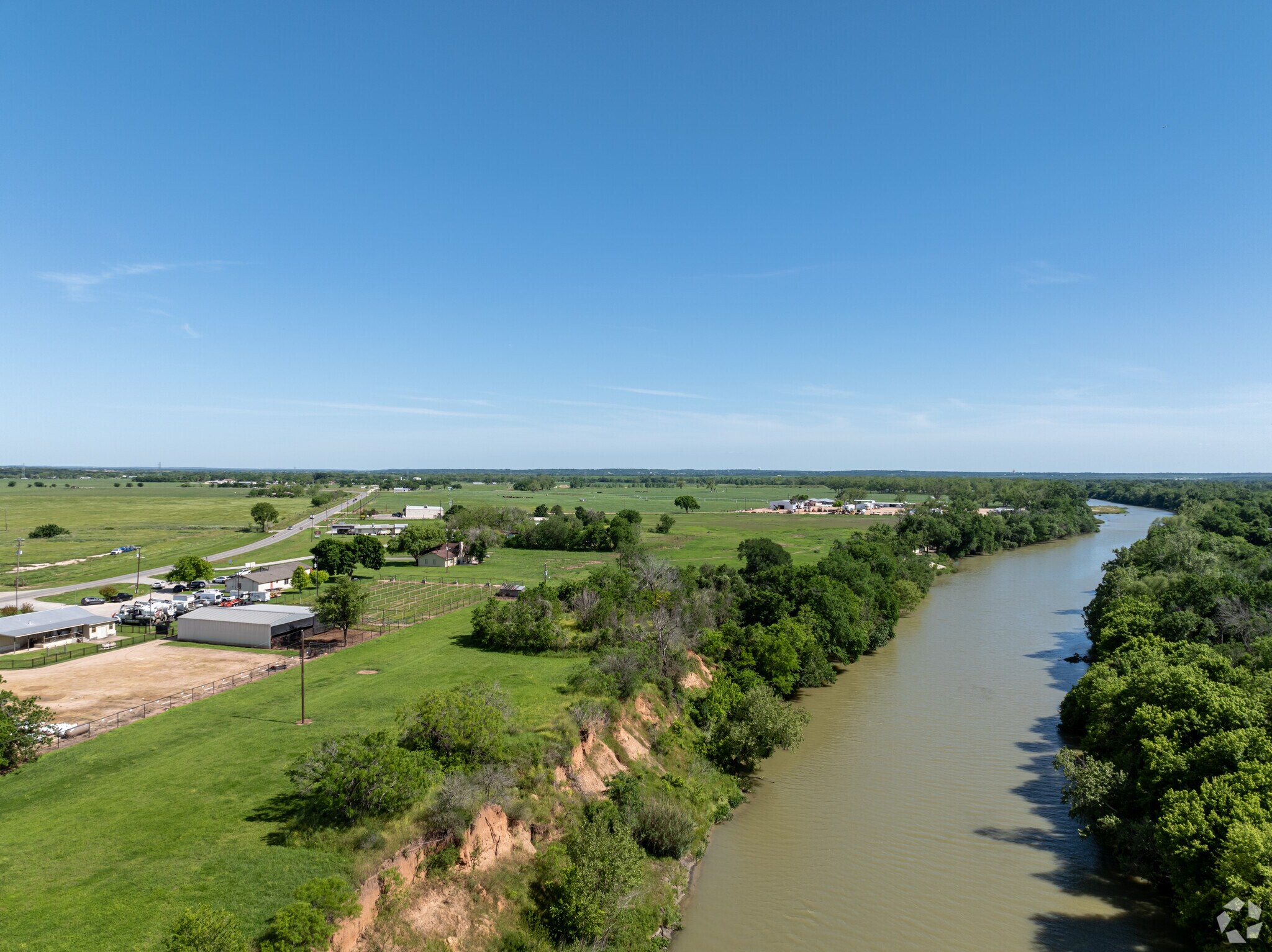 Hornsby Bend features many miles of the Colorado River.
