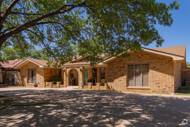 Traditional brick ranch homes are abundant and well-maintained in Levelland.