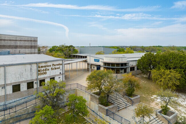 Paredes Middle School is a key educational option near Onion Creek in Austin, TX.