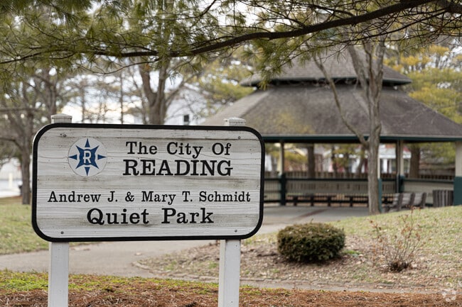 The entry sign for Quiet Park
