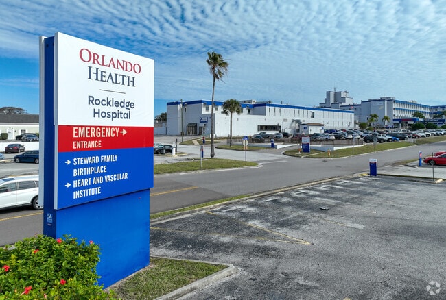 Orlando Health Rockledge Hospital is located at 110 Longwood Ave near Cocoa.