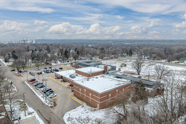 Newport Elementary School is located near the Mississippi River.