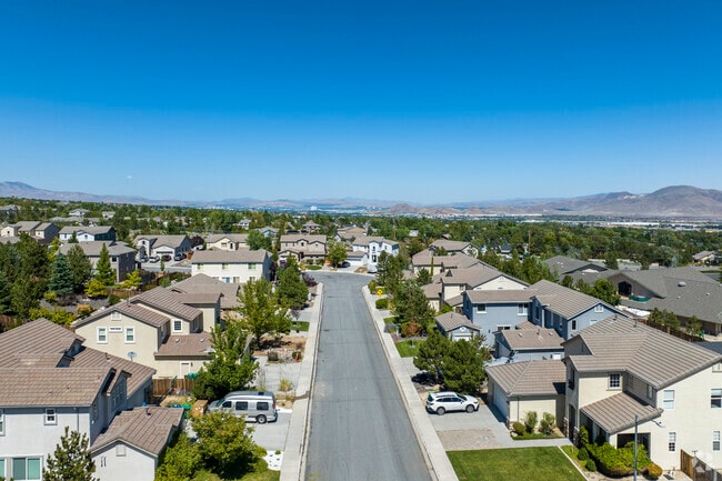 This track of homes sits directly next door to Galena High School within Summit Sierra/