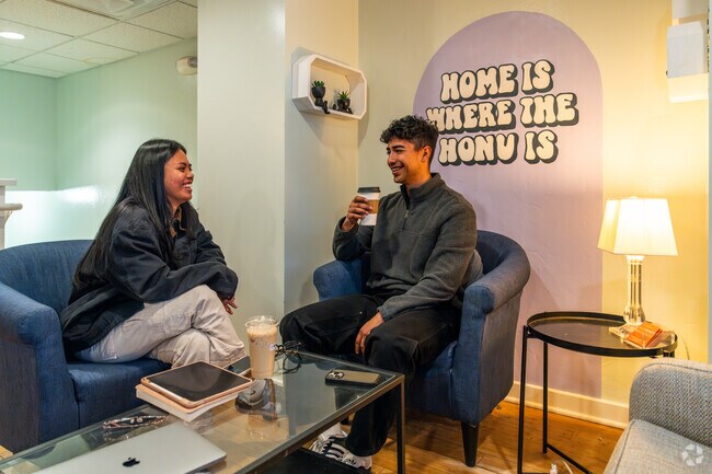 Customers can enjoy coffee and conversation in Honu Coffee's loft in Santa Clarita.