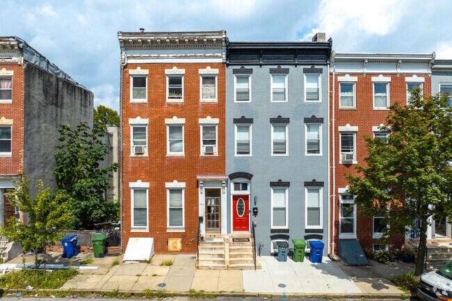 Row homes in Poppleton all have their own character.