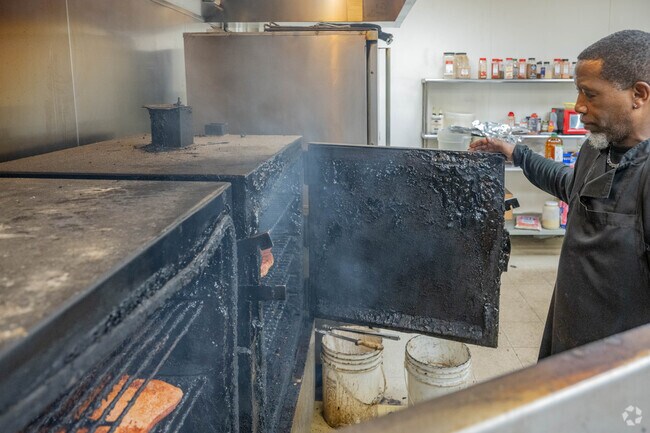 Try the Smoked briscuit at KC Deez BBQ in Alderbrook.