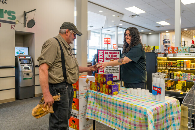 Coborn's in Huron gives free samples to promote products in the store.