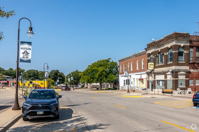 The Hudson Pirate mascot can be seen throughout town during all times of the year.