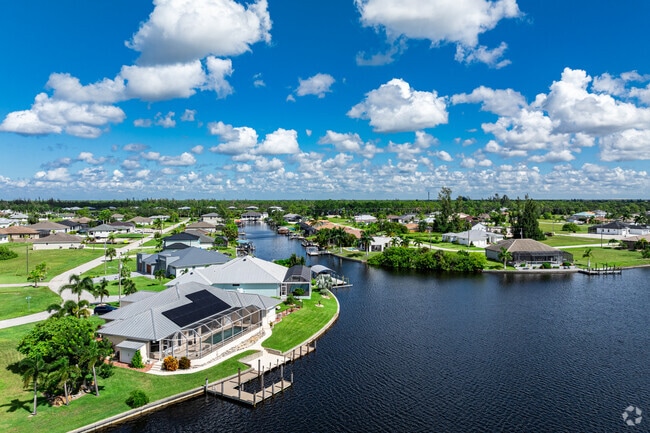 Most Burnt Store homes have private docks offering direct access to the waterways.