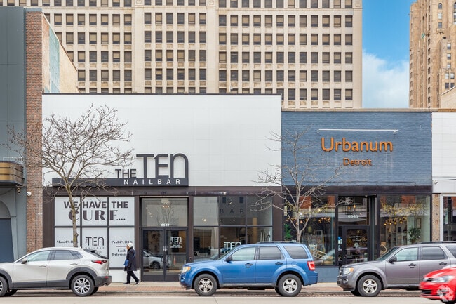 A variety of retailers can be found just a few blocks from North End in New Center.