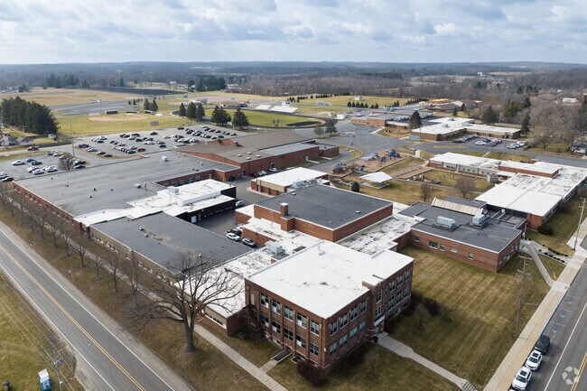 Onsted Middle School Side Aerial - 1
