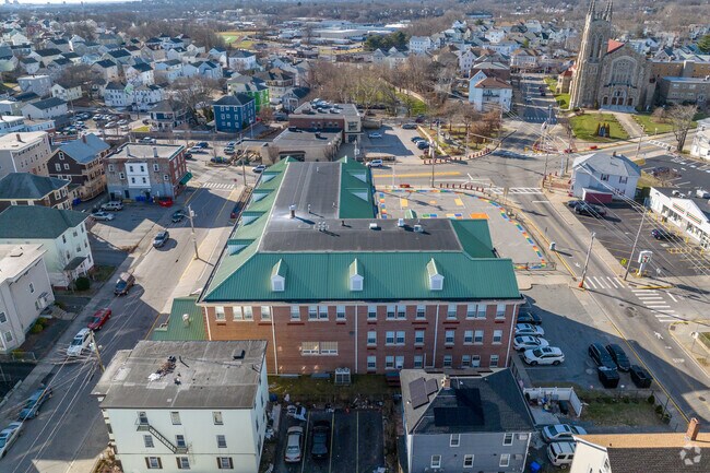 A closer look at Ella Risk Elementary School in Central Falls, RI.
