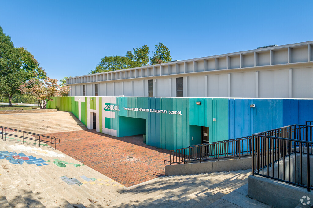Thomasville Heights Elementary teaches Pre-K, Kindergarten through 5th grades.