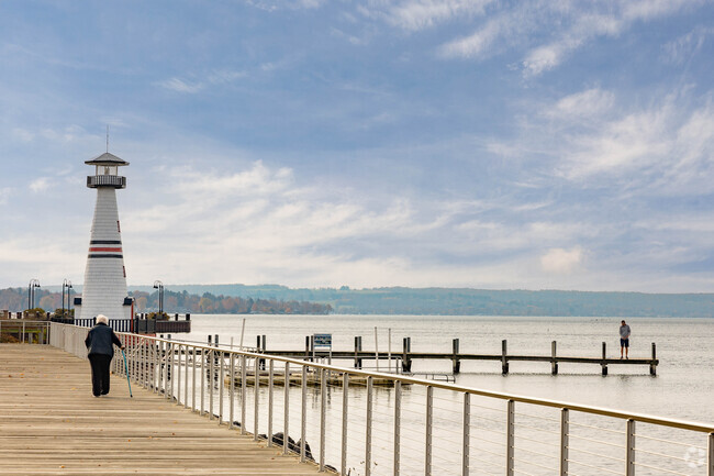 The Lighthouse and pier near Forest Heights in the Lucille Ball Memorial Park is a nice place.
