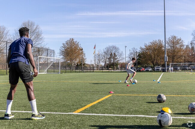 Montville Community Park in Pine Brook features multiple soccer field.