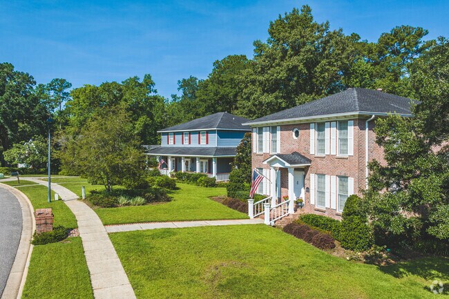 Overton homes are tucked away in pockets of residential streets.