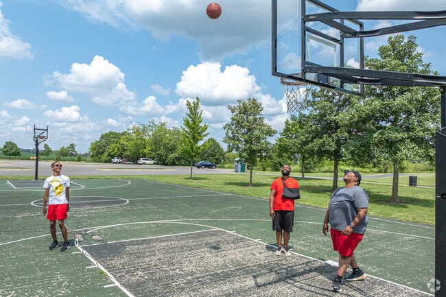 Enjoy a game of pickup basketball at Tamarac Settlement Park.