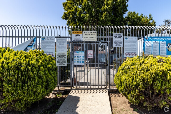 Duke Ellington High School serves grades 9-12.