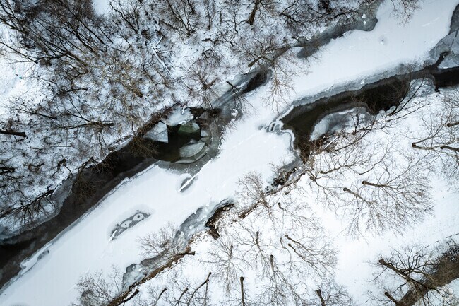 The White River flows near Western Oaks, adding to the area’s scenic charm.