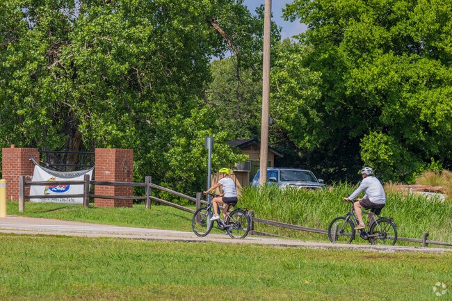 Locals can enjoy biking in Spring Creek Park.