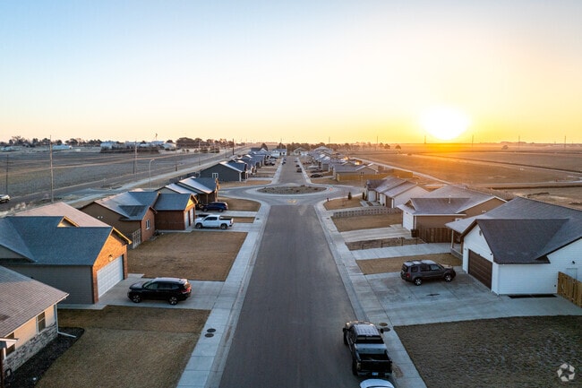 New housing developments are being built in Garden City.