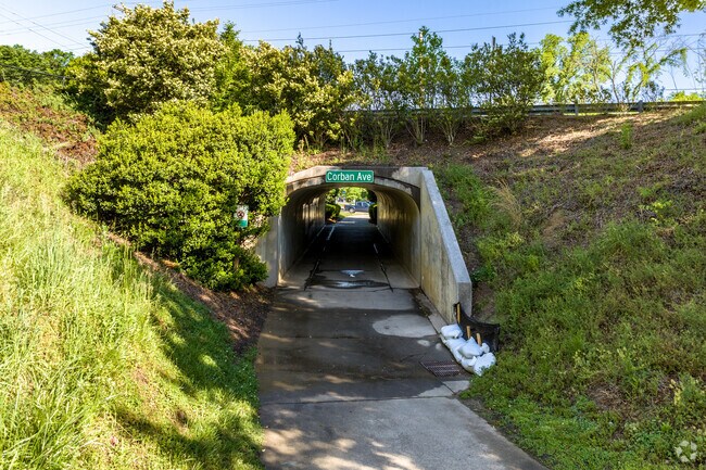 The tunnel that separates J.W. McGee Park and McEachern Greenway.