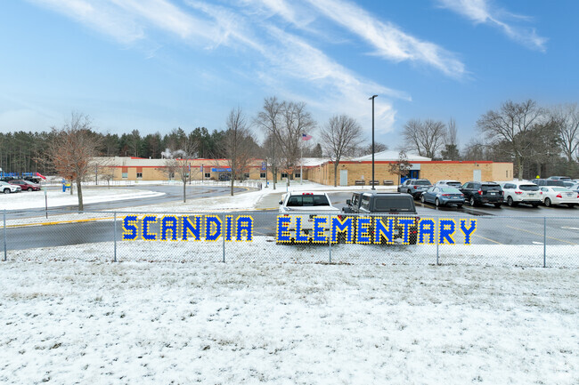 Student population of Scandia Elementary is 343 and the school serves PK-6.