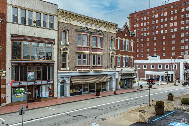 Downtown Uniontown offers a shopping anchor for Menallen Township residents.