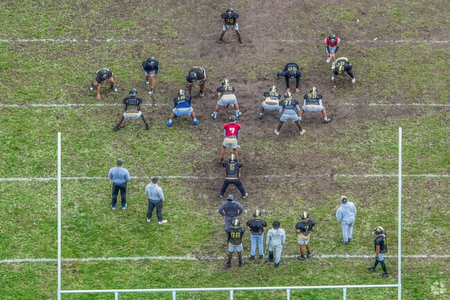 Waterbury Career Academy hosts exciting football games close to Wolcott.
