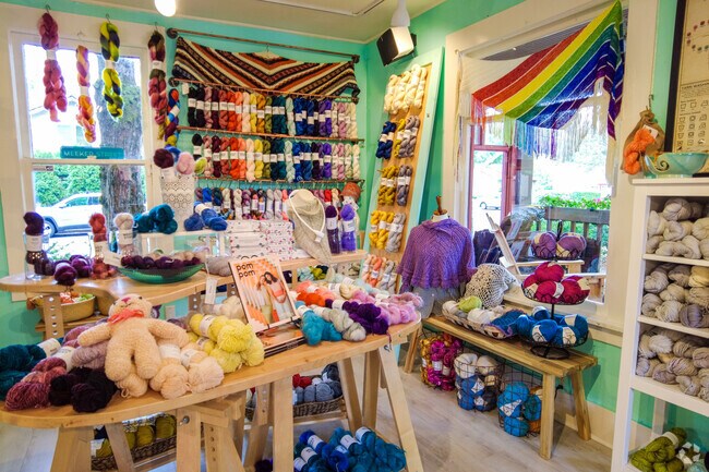 The Nifty Knitter in Gilman, has supplies for every project.