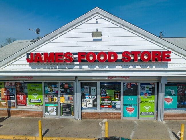 Visit James Food Store in McGuire Manor for all your essential needs.