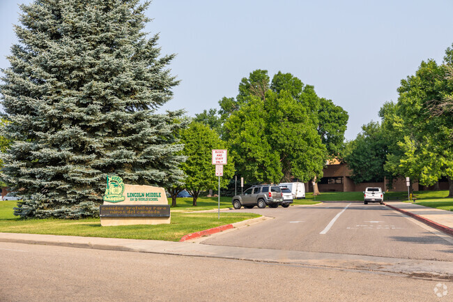 Lincoln Middle School sits on the outskirts of town.
