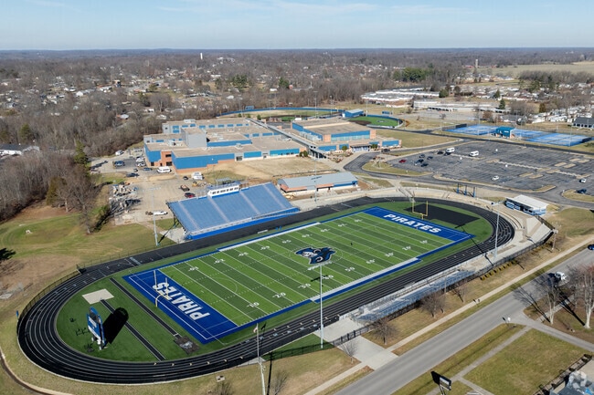 Charlestown High School scored an overall B minus on niche.com.