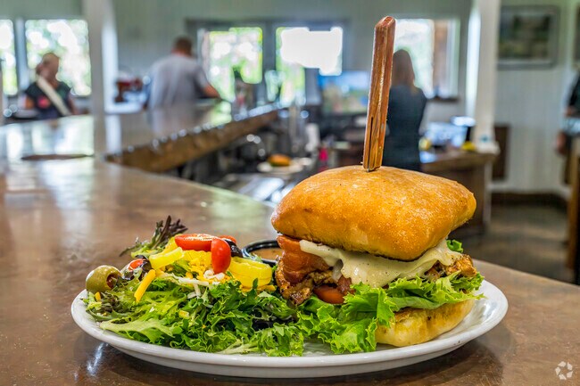 You got to try the Grilled Chicken Club at Gold Hills’ Grilles at Gold Hill Golf Club.