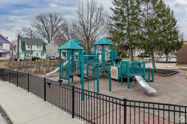 Louisa May Alcott Elementary students can play on the playground during recess.