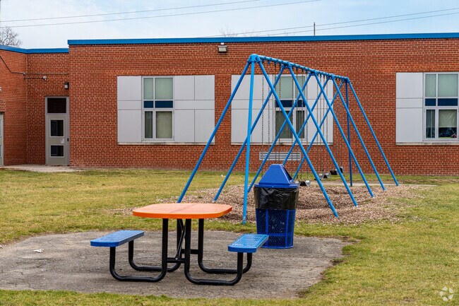 Max Paun School, playground.