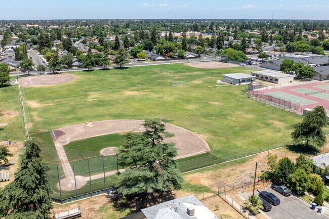 The baseball field at El Capitan Middle School in Fresno.