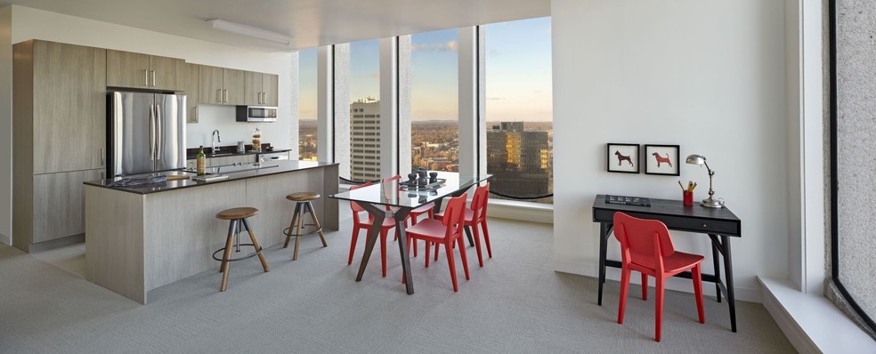 Living Room Area With Outside View