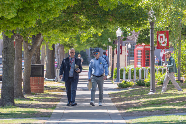 OU Campus is a short walk for residents of Larsh-Miller.