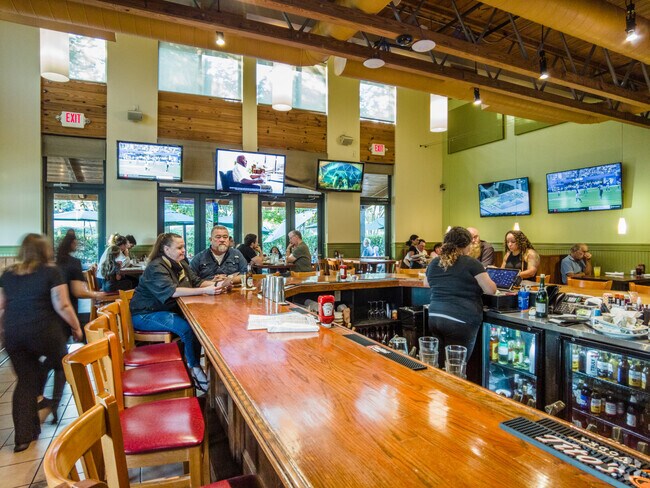 Timberwood Grill near Hollymead offers a great selection of hearty meals and a cozy environment.