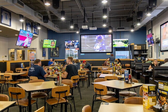 Sims-Woodridge residents can head to Buffalo Wild Wings for a drink and a bite.