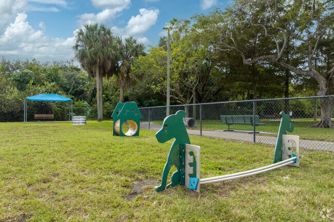 Westchester Park has two dog parks for folks of the City of Coral Springs, FL.