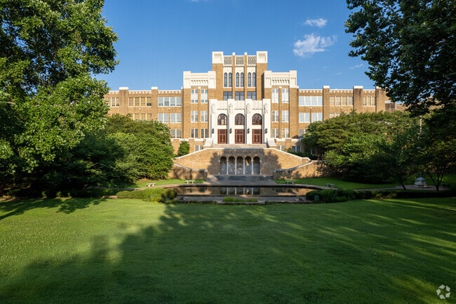 Visitors from all over visit Little Rock Central High School as it's a historic site.
