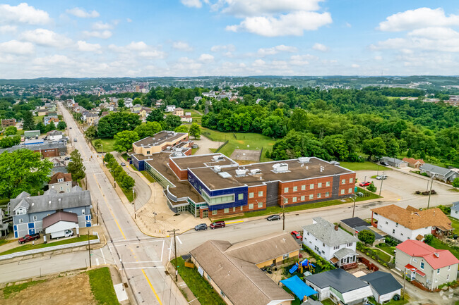 Lafayette School is high in the hills of Uniontown.