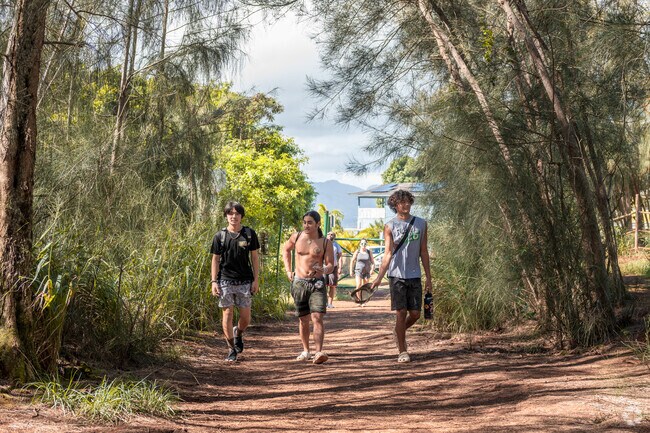 The Waimano Valley offers miles of wide and shaded trails.
