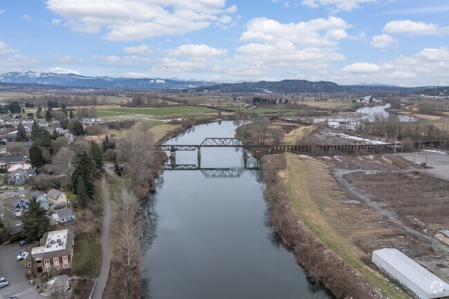 Snohomish residents enjoy the breath taking views of the Snohomish River.