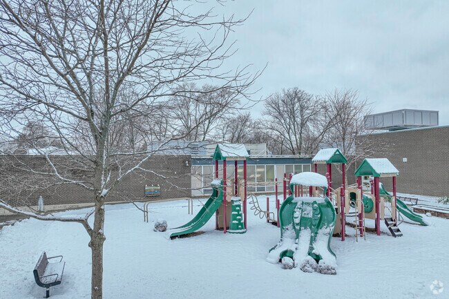 Kids will never want to leave the playground at Hough Street Elementary School.