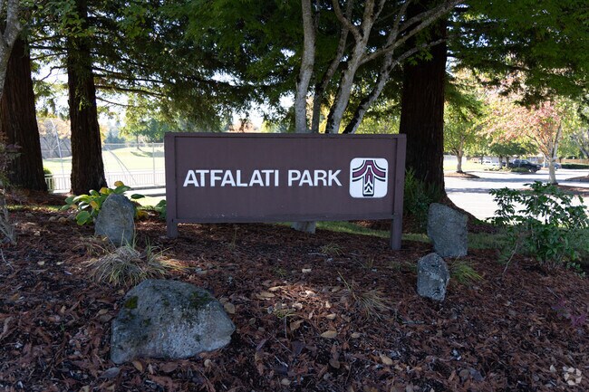 Atfalati Park has a large playground and tennis courts in the Tualatin East neighborhood.