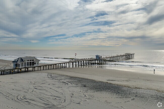 Locals in Margate City love fishing off the pier on the beach.